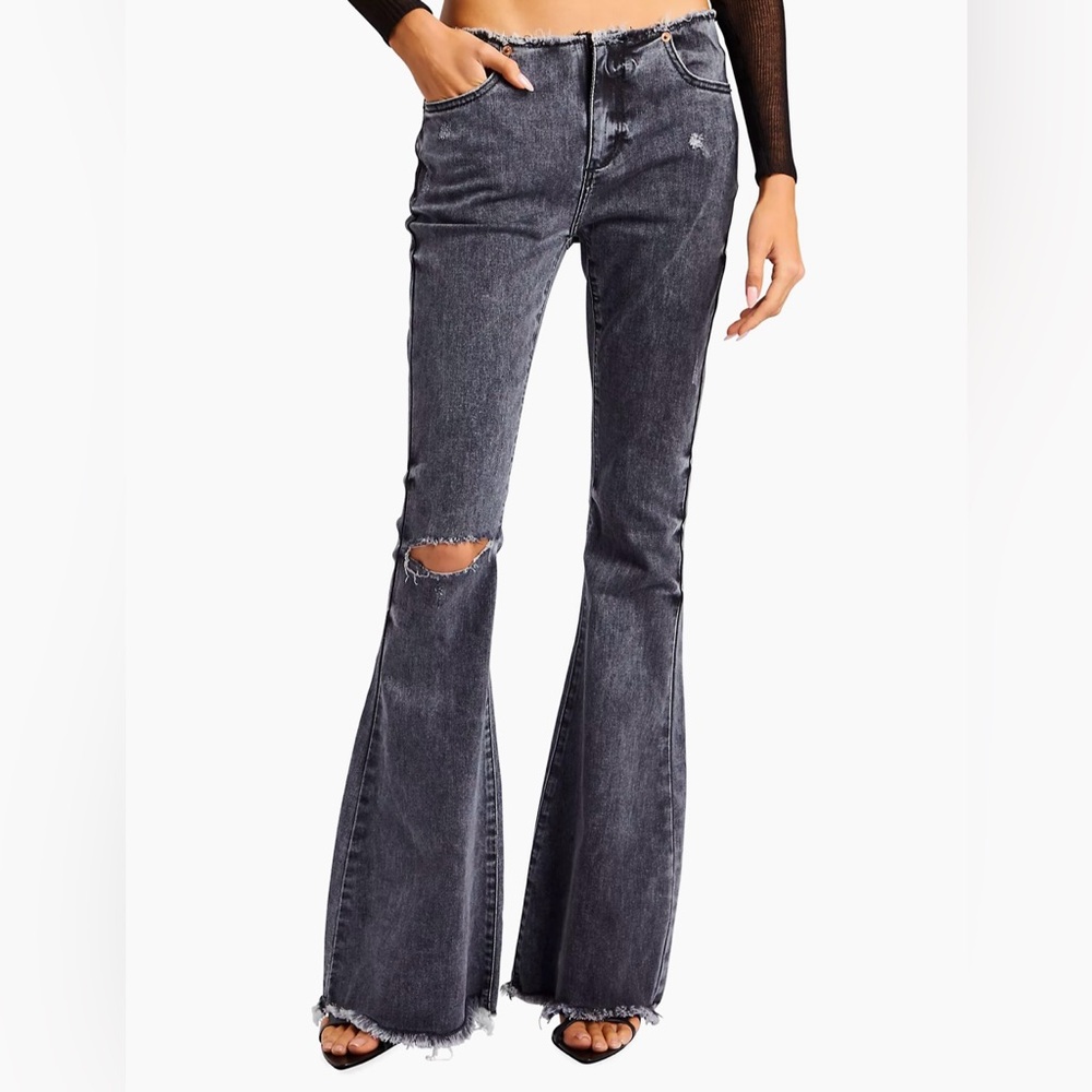 Ser.O.Ya Designer Hip Hugging Bell Bottom Jeans